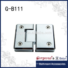 Gorgeous zinc brass 180 degree glass-glass hinge